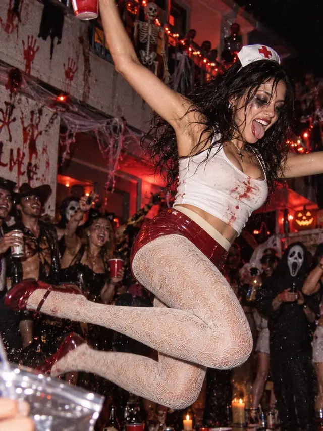Look de Halloween con pantis AIRE