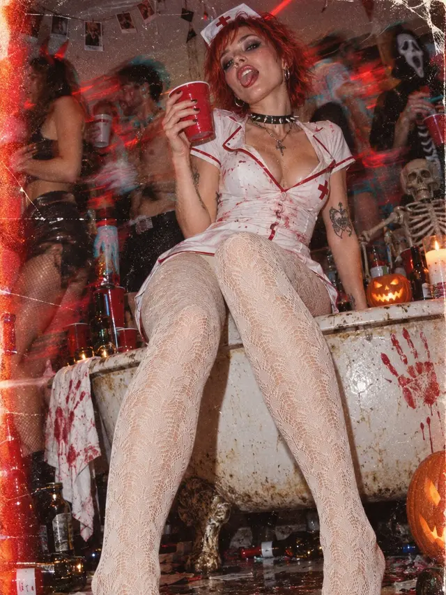 Look de Halloween con pantis AIRE