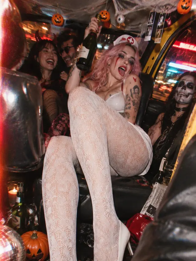 Look de Halloween con pantis AIRE